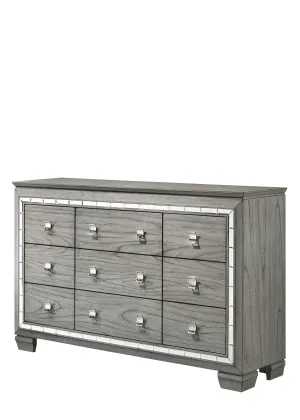 Antares Light Gray Oak Dresser