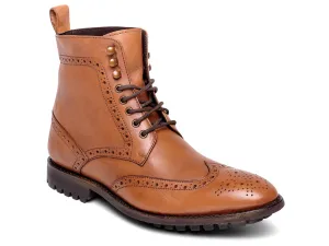 Anthony Veer Grant Wingtip Boots, Tan