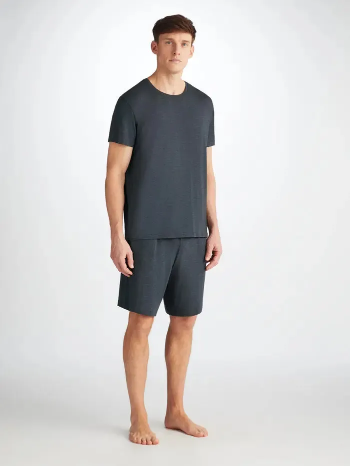 Anthracite Basel Micro Modal Stretch Men's Lounge Shorts