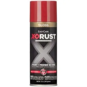 Anti-Rust Enamel Paint & Primer, Bright Red Gloss, 12-oz. Spray