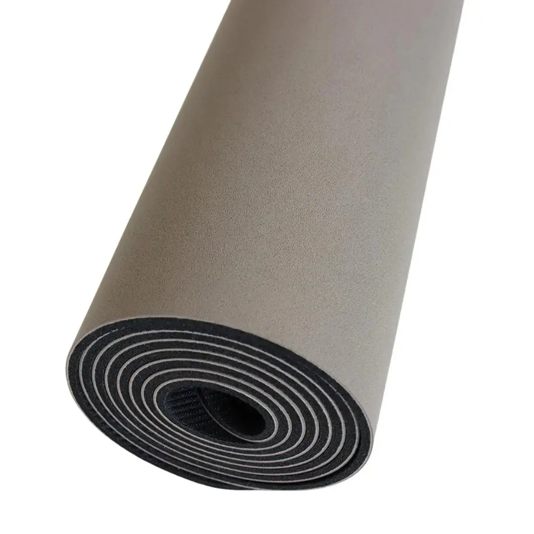 Anti-Slip Yoga Mat 4mm - Milk Tea (  Free Carry Strap)