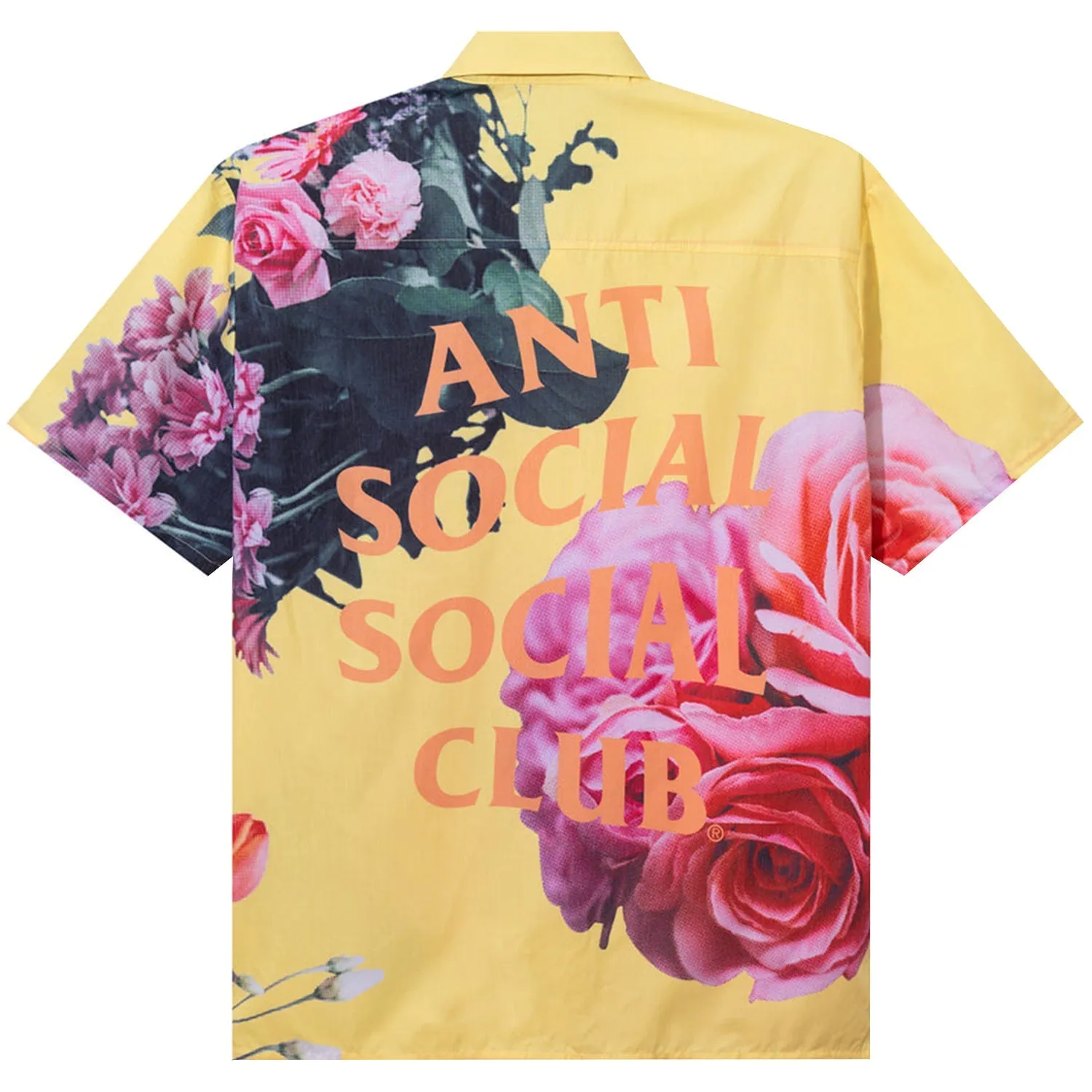 Anti Social Social Club Summers Over Button Up Yellow