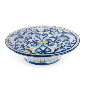 Antico Deruta: Cake Plate on Pedestal