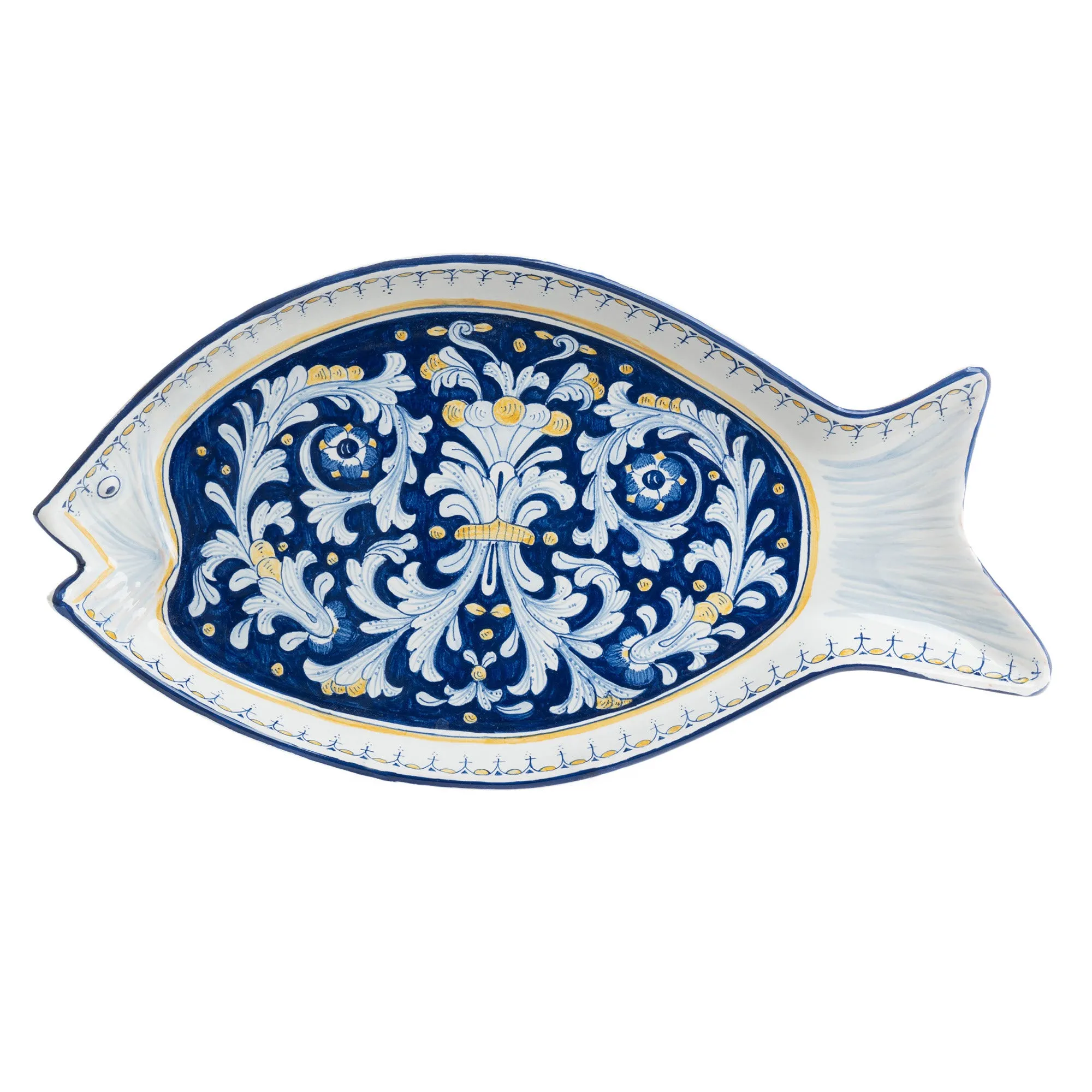 Antico Deruta: Fish Platter, 18" L