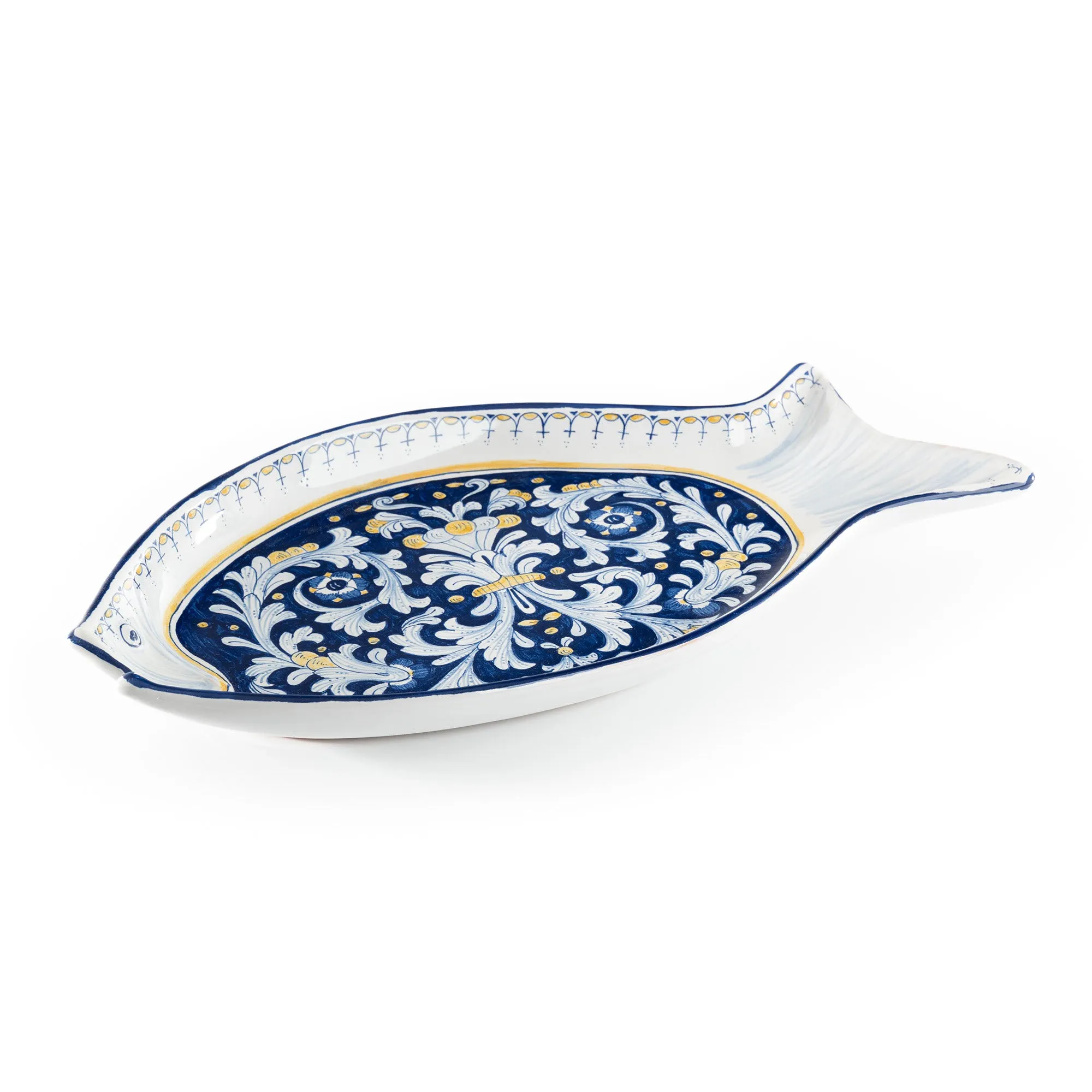 Antico Deruta: Fish Platter, 18" L