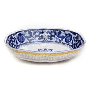 Antico Deruta: Oval Bowl, 12"