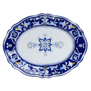 Antico Deruta: Oval Platter, 15" L