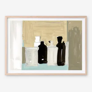 Antique Clay Urns I Art Print