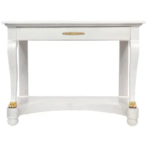 Antique Empire Style Painted Console Table