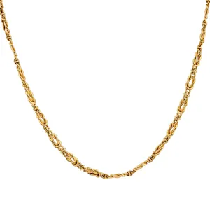 Antique French 18K Yellow Gold Watch Chain