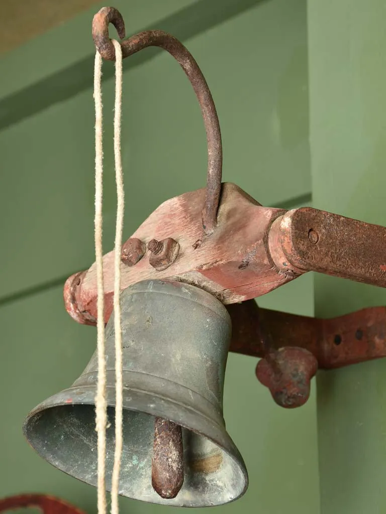 Antique French school bell 11¾"