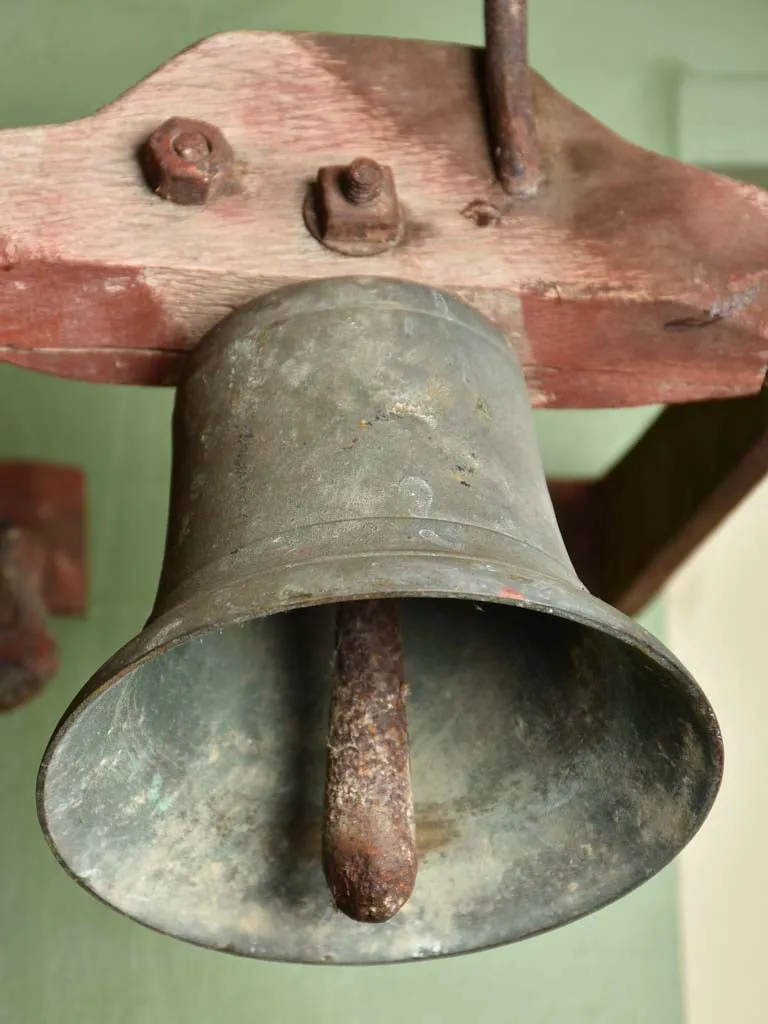 Antique French school bell 11¾"