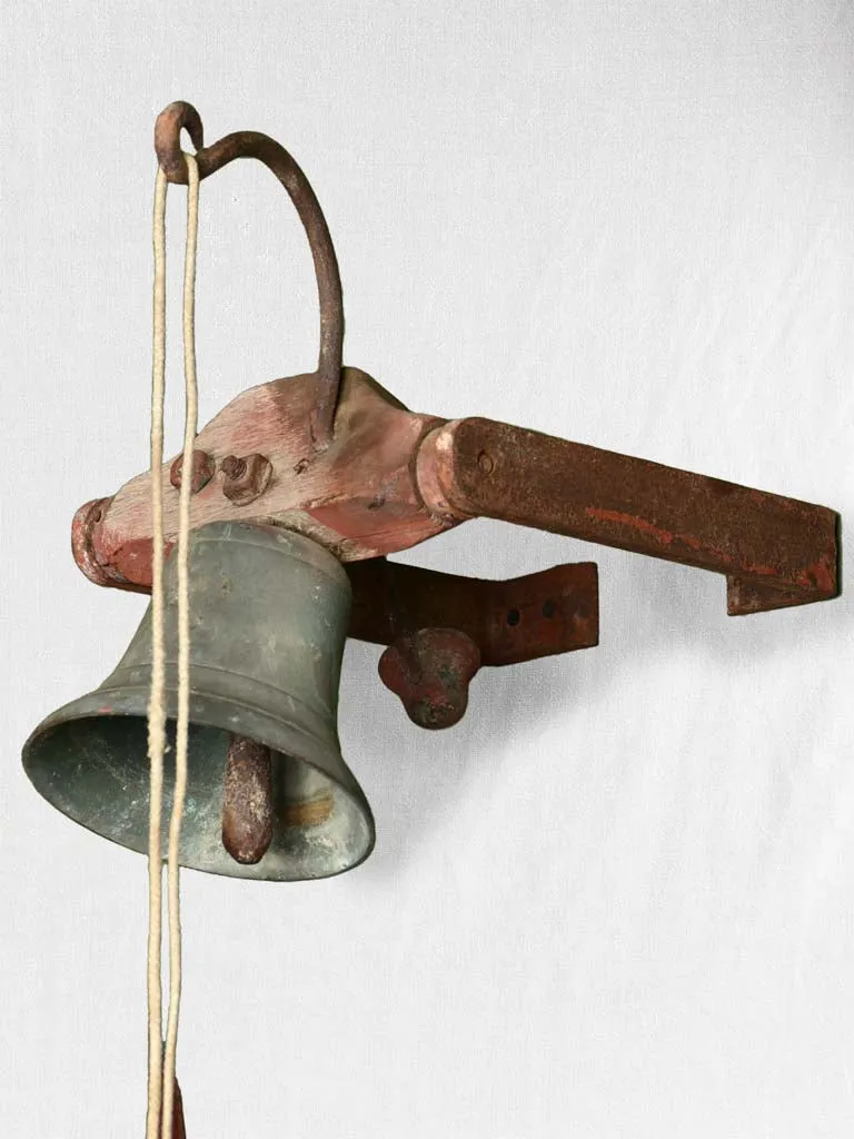 Antique French school bell 11¾"