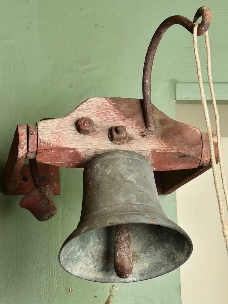 Antique French school bell 11¾"