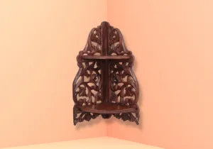 Antique Hand carved Wooden Wall Corner