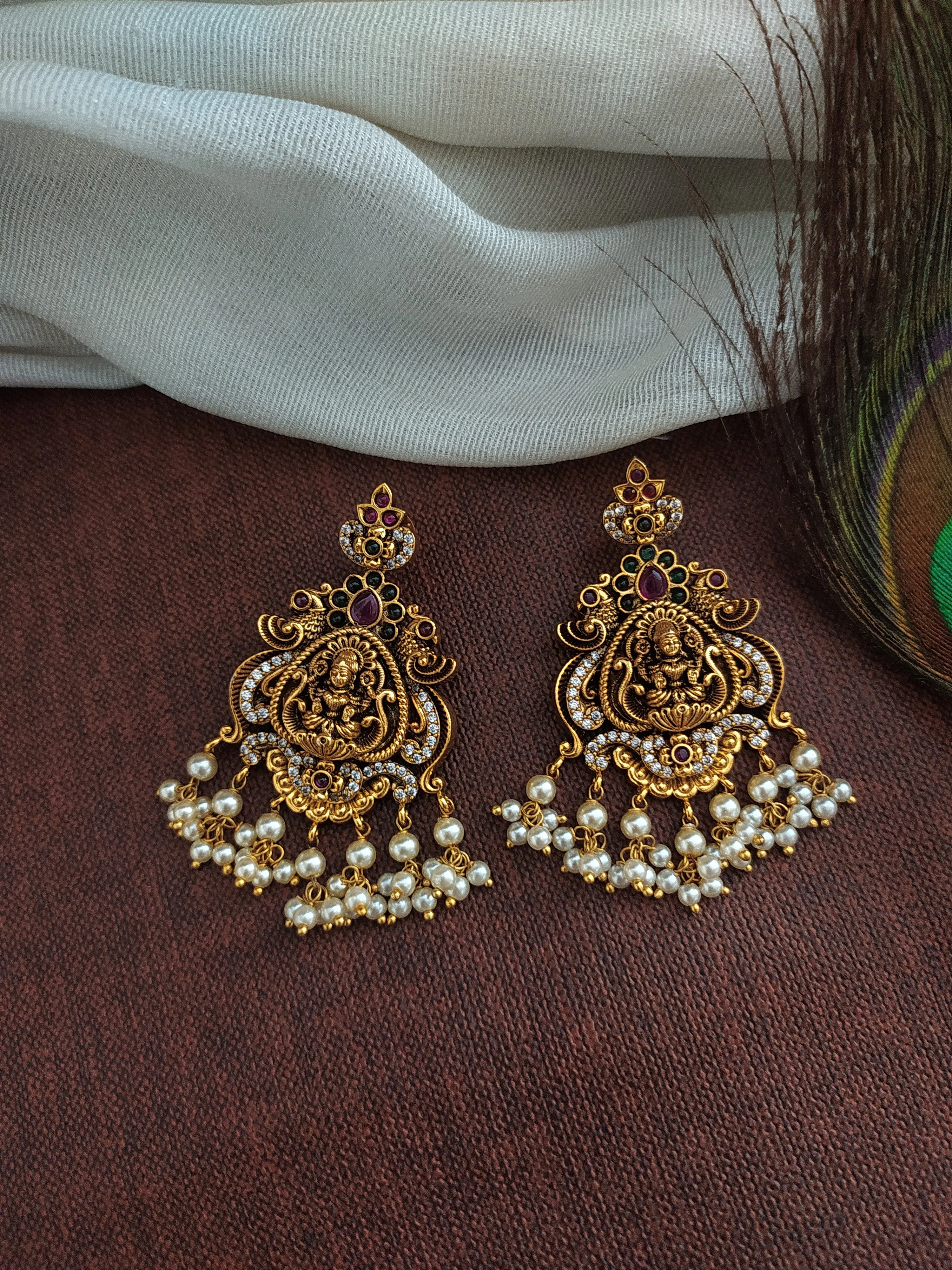 Antique Lakshmi Long Haram Set