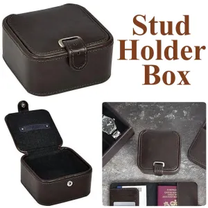 Antique Leather Stud holder Gift Box