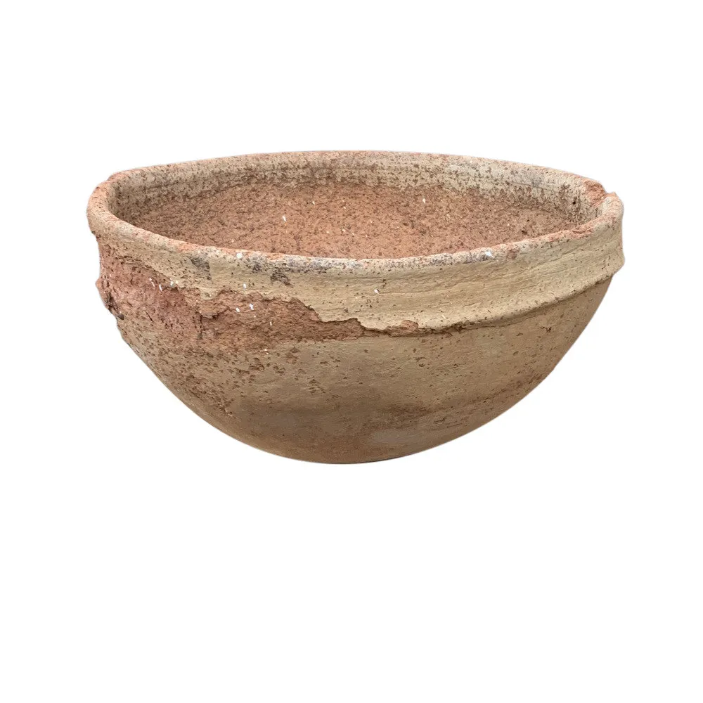 Antique Moroccan Terracotta Bowl