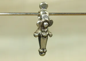 Antique Silver Drops from India