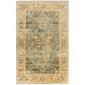 Antique Teal/Gold Area Rug