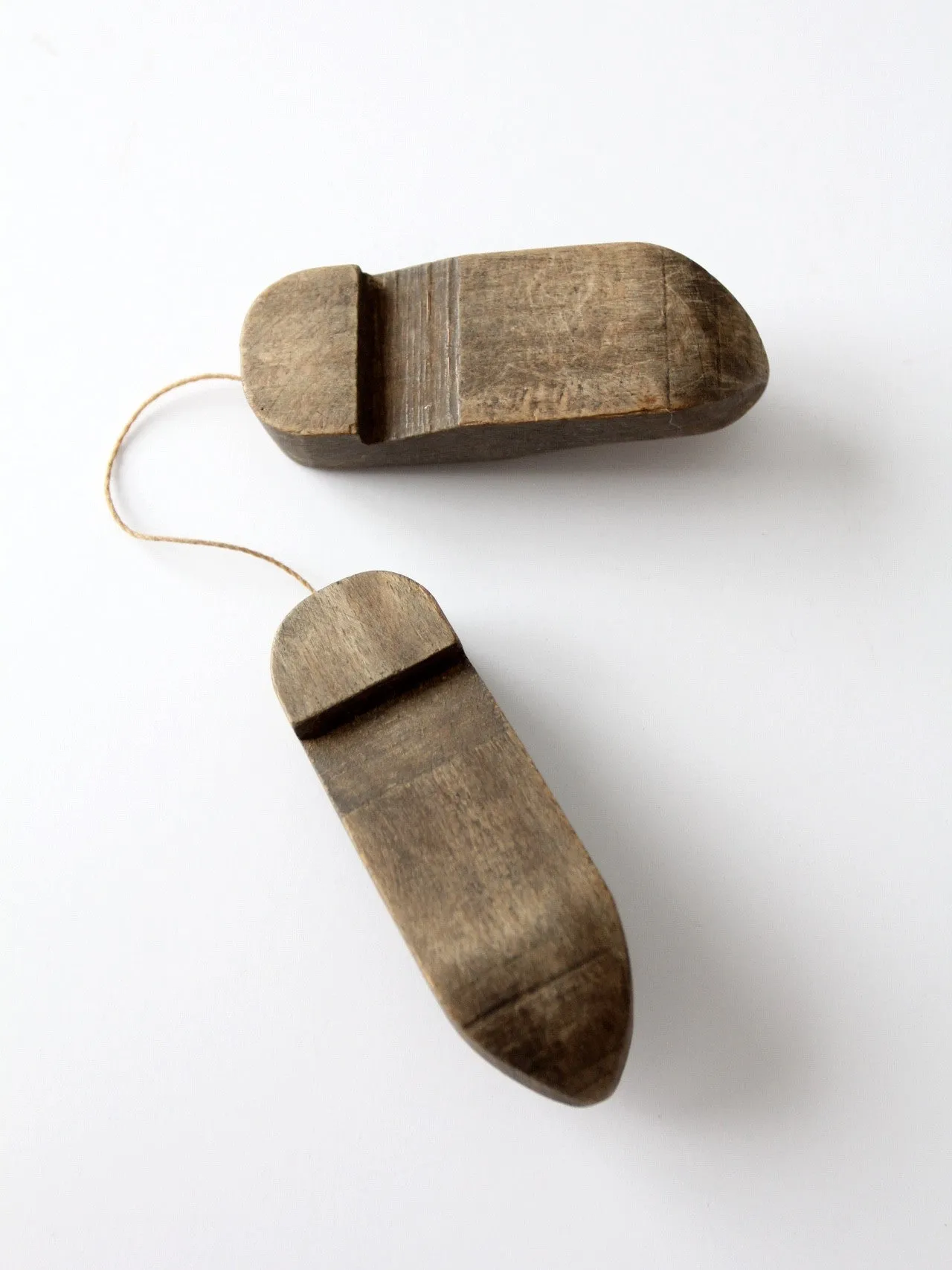 antique wooden clogs ornament