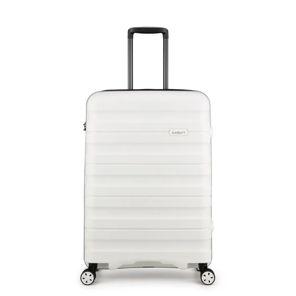 Antler Lincoln 68cm Medium Hardsided Luggage - White