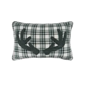 Antlers Hooked Pillow