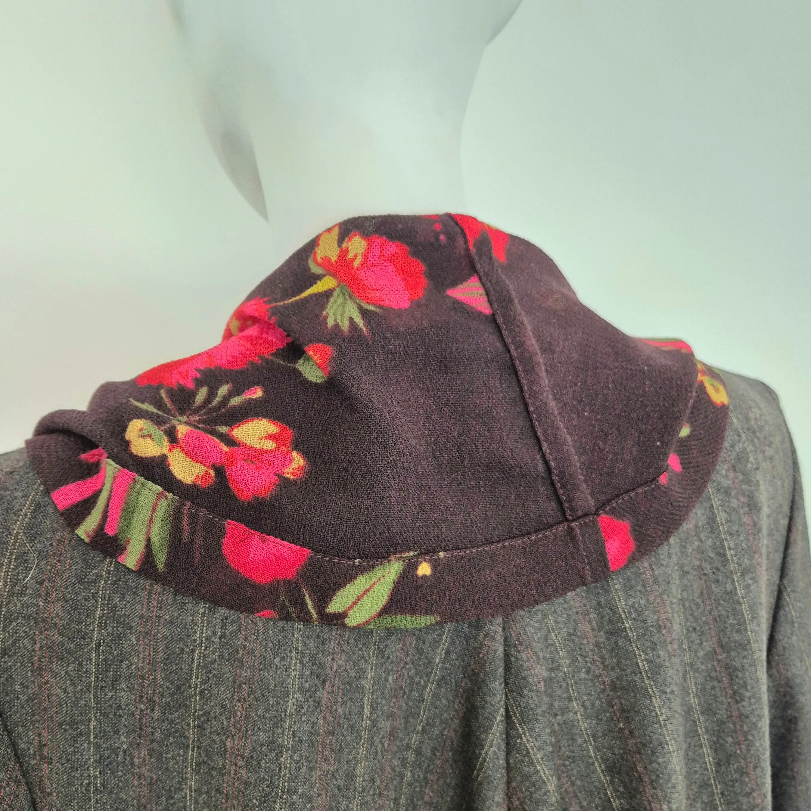 Antonio Marras | Cappotto lungo con inserto a fiori