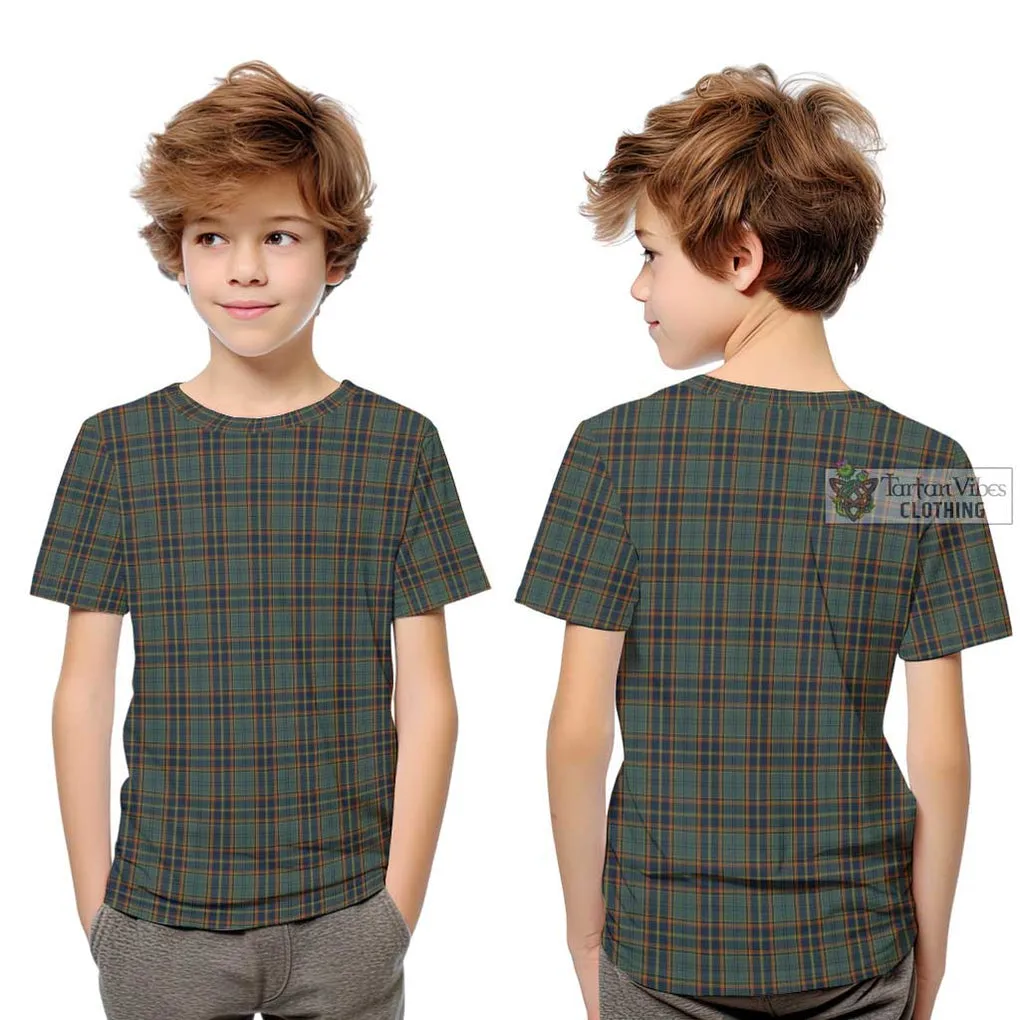 Antrim County Ireland Tartan Kid T-Shirt