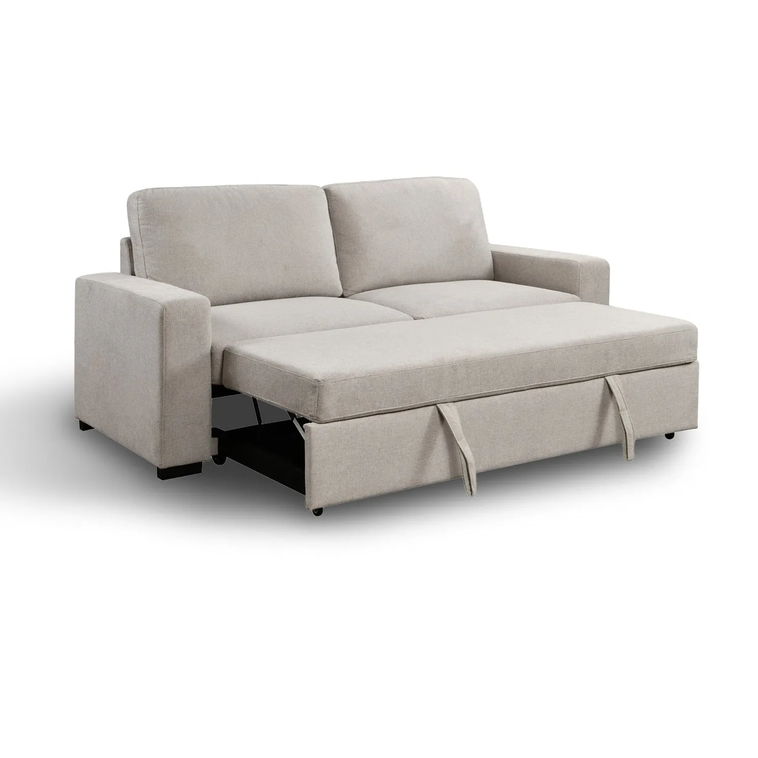 ANWEN Beige Fabric Sofabed