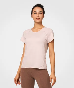 Anywhere Round Neckline Yoga T-shirt | Women's Sports T-shirt