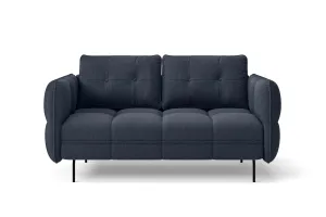 Anzio 2 Seater Sofa Dark Blue Linen Fabric