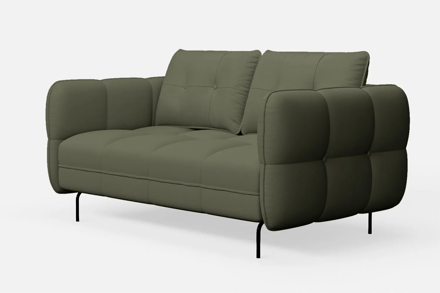 Anzio 2 Seater Sofa Sage Leather