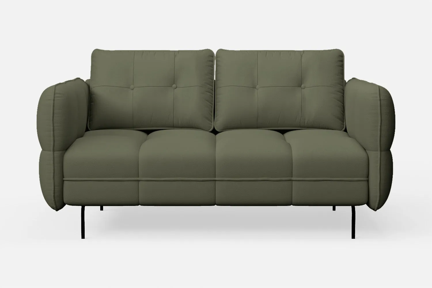 Anzio 2 Seater Sofa Sage Leather