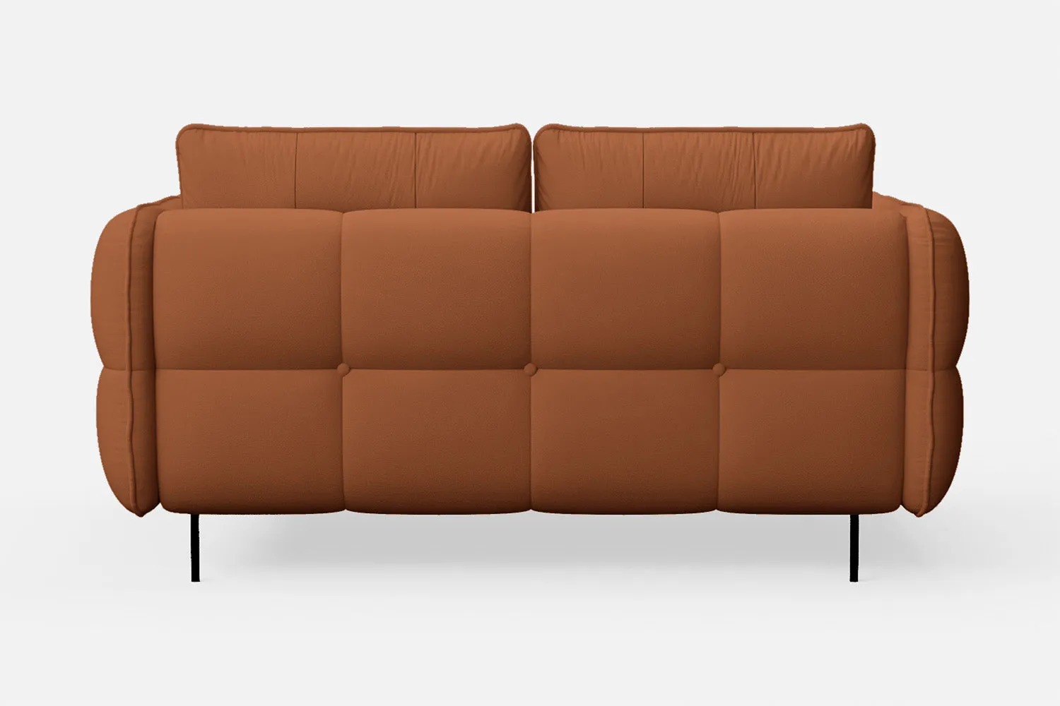 Anzio 2 Seater Sofa Tan Brown Leather