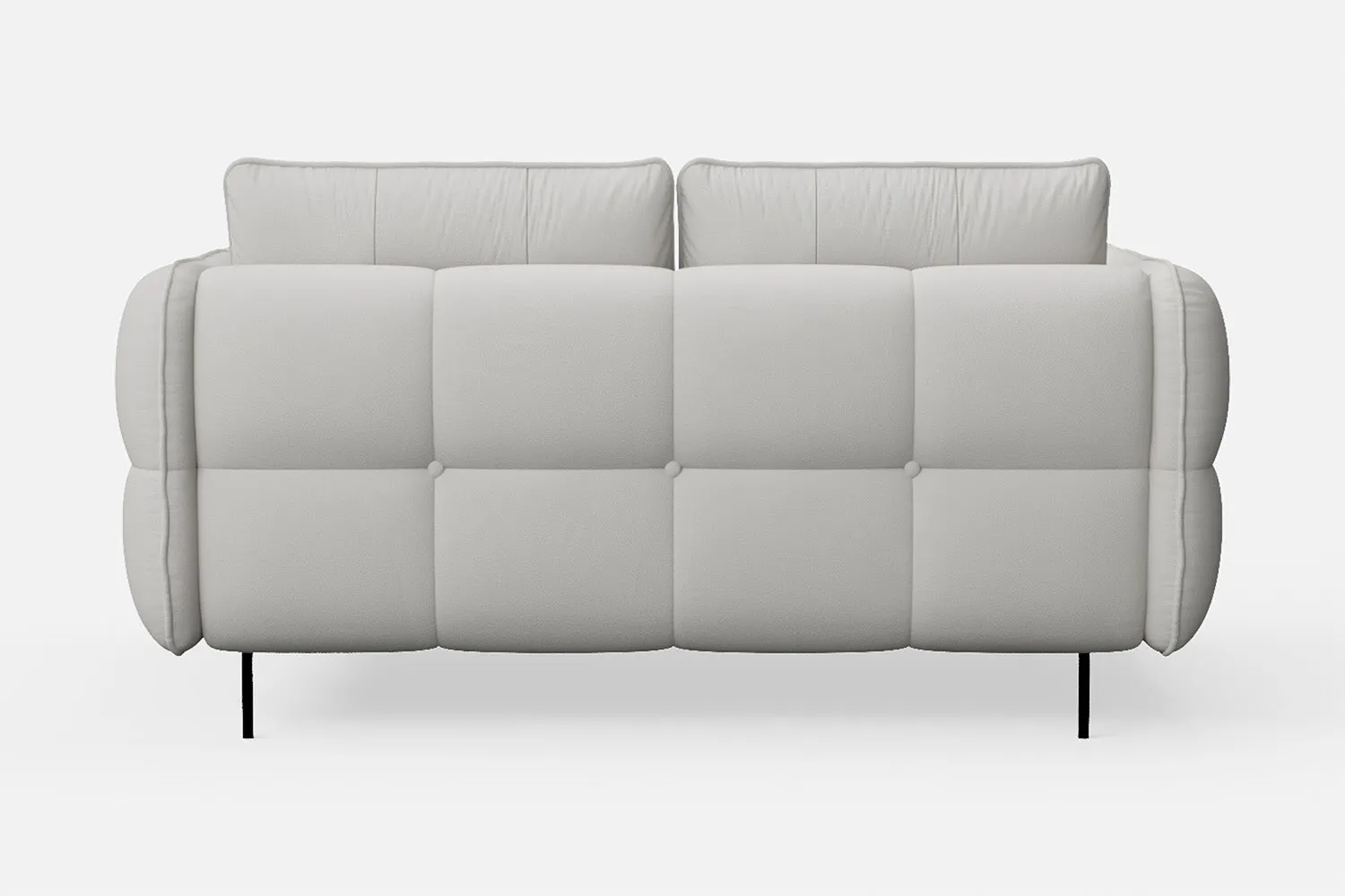 Anzio 2 Seater Sofa White Leather