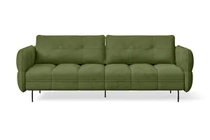 Anzio 3 Seater Sofa Lime Velvet