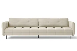 Anzio 4 Seater Sofa Cream Linen Fabric