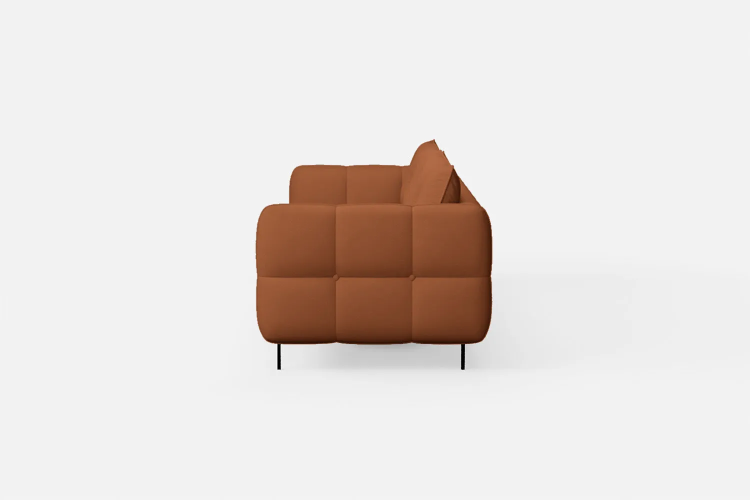 Anzio 4 Seater Sofa Tan Brown Leather