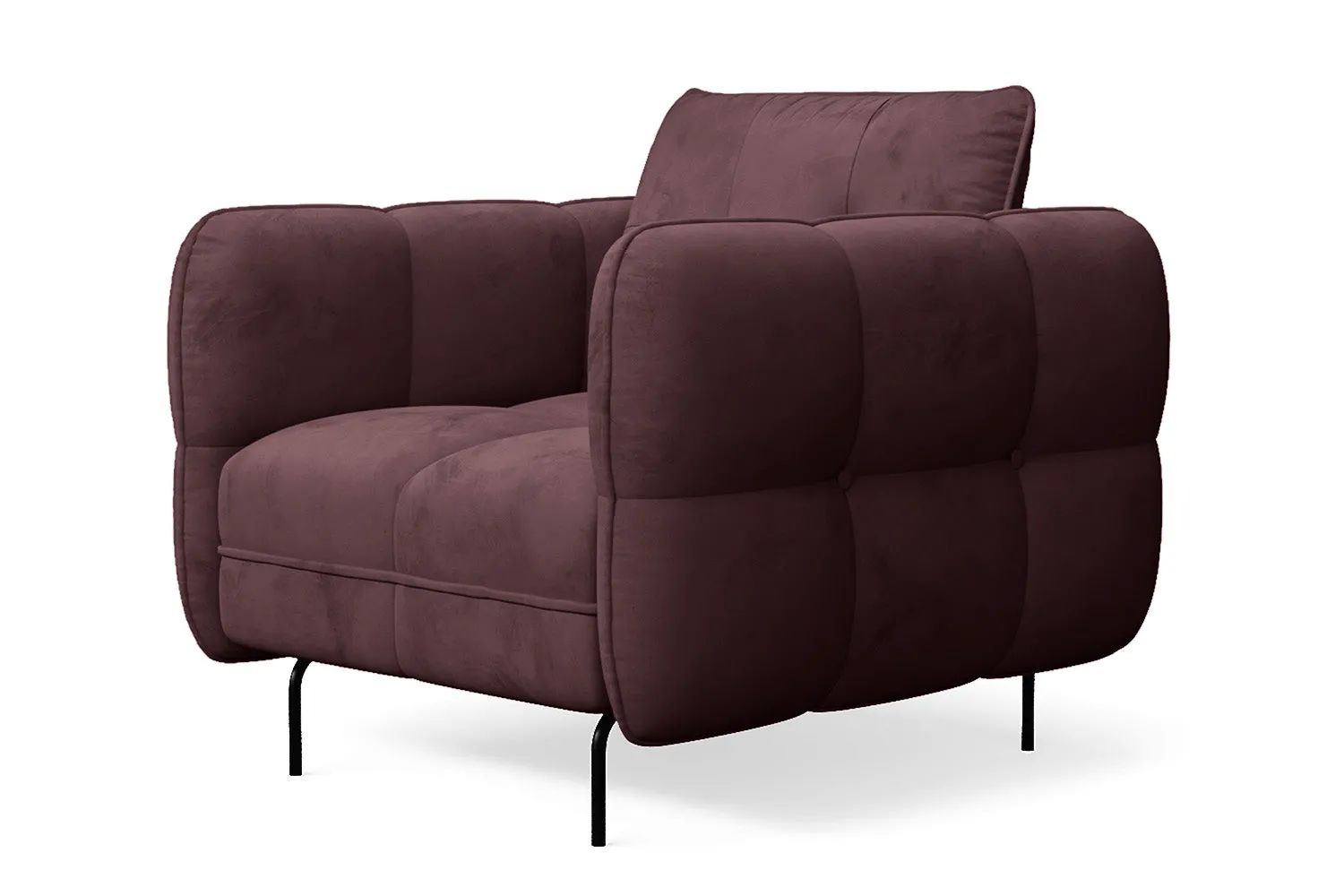 Anzio Armchair Grape Velvet