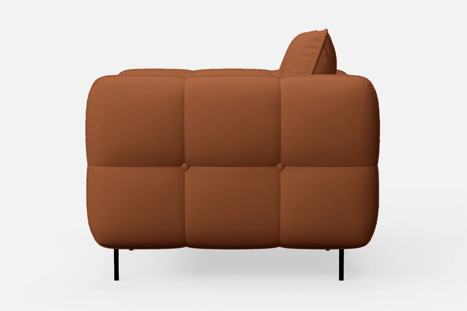 Anzio Armchair Tan Brown Leather