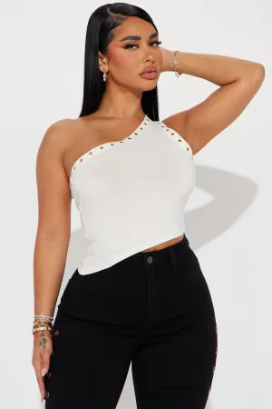 Aphrodite One Shoulder Top - Off White