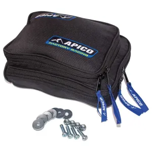 Apico Rear Fender Tool Bag - Black Blue