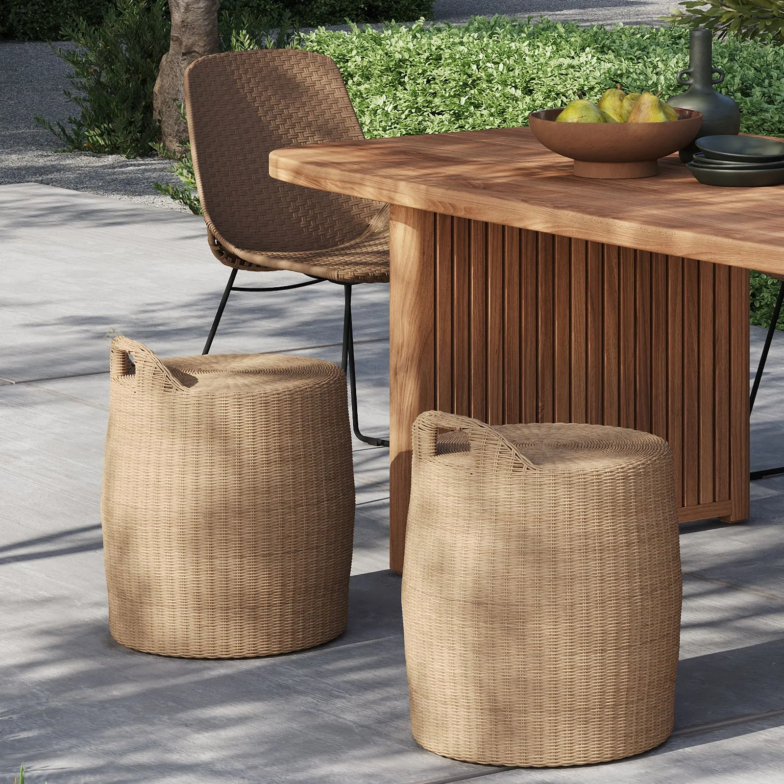 Apollo Outdoor Wicker Stool