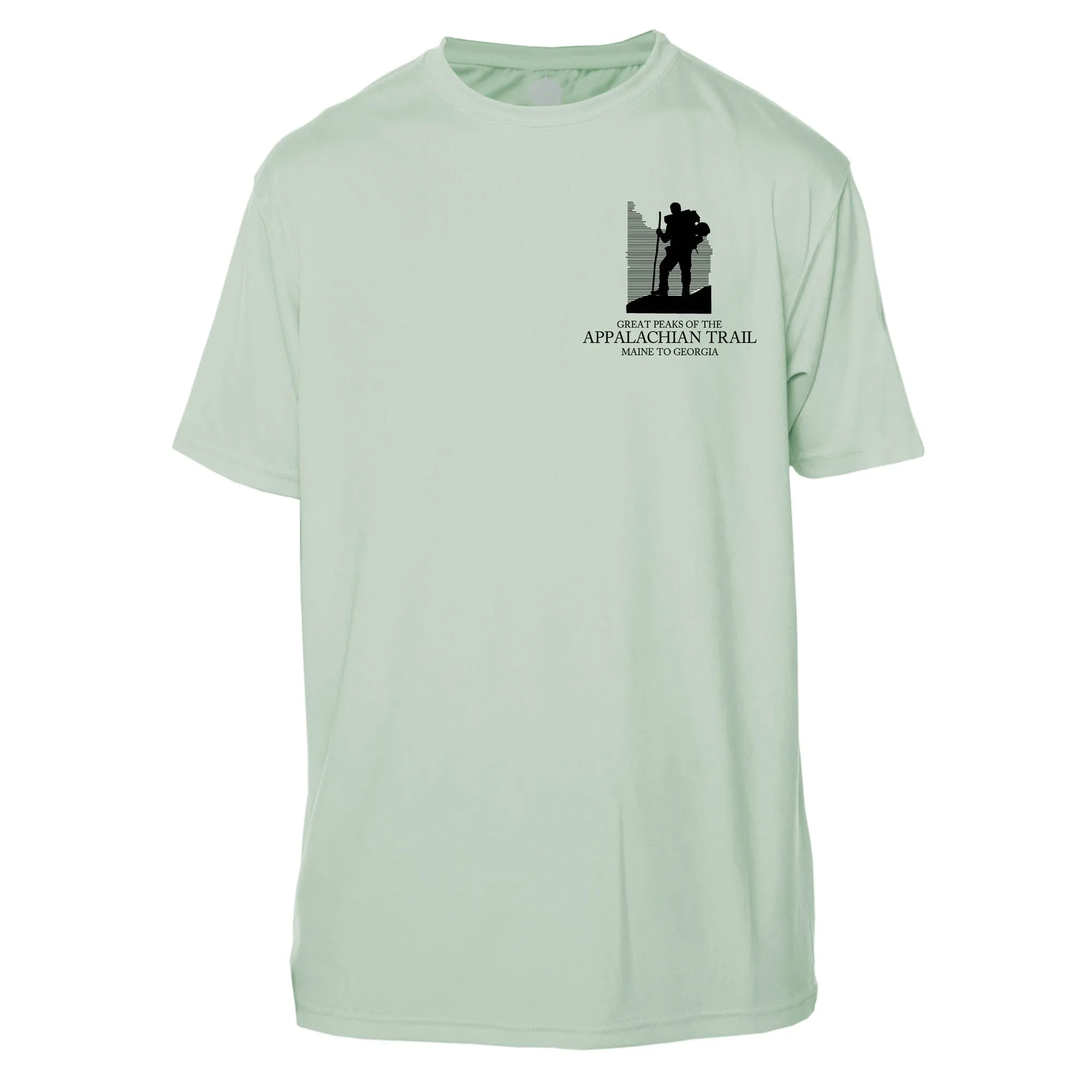 Appalachian Trail Diamond Topo  Short Sleeve Microfiber Men's T-Shirt