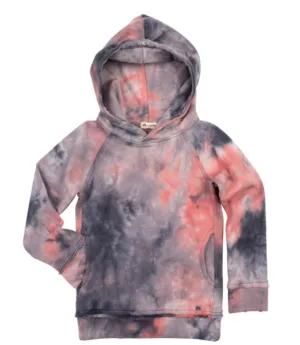 Appaman - Boys High Street Pullover Hoodie in Garnet Tie Dye