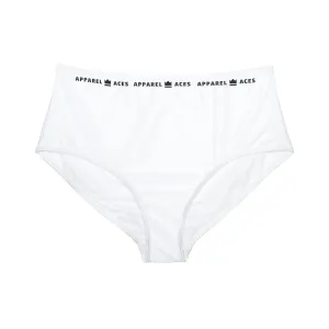 Apparel Aces High-Waist Bikini Bottom (AOP)