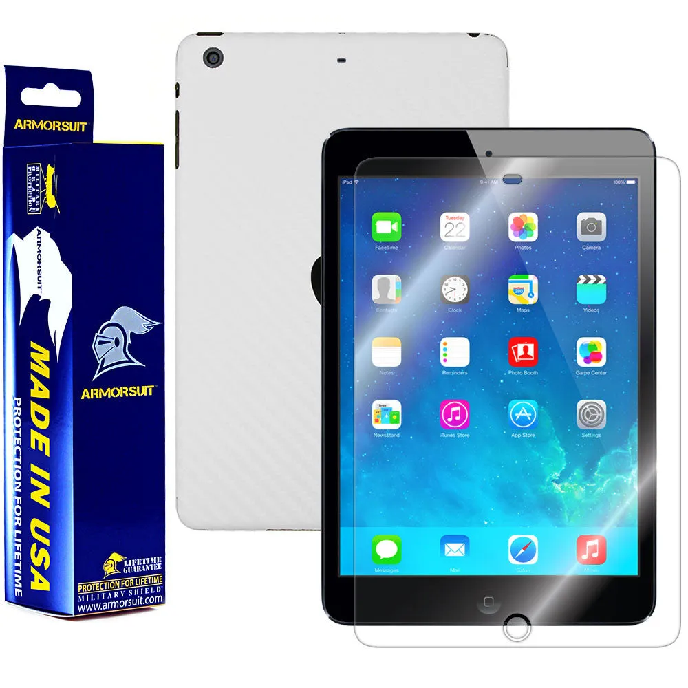 Apple iPad Mini 2 w/ Retina Display (Wifi   LTE) Screen Protector    Carbon Fiber Film Protector