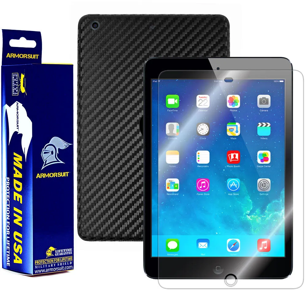 Apple iPad Mini 2 w/ Retina Display (Wifi   LTE) Screen Protector    Carbon Fiber Film Protector