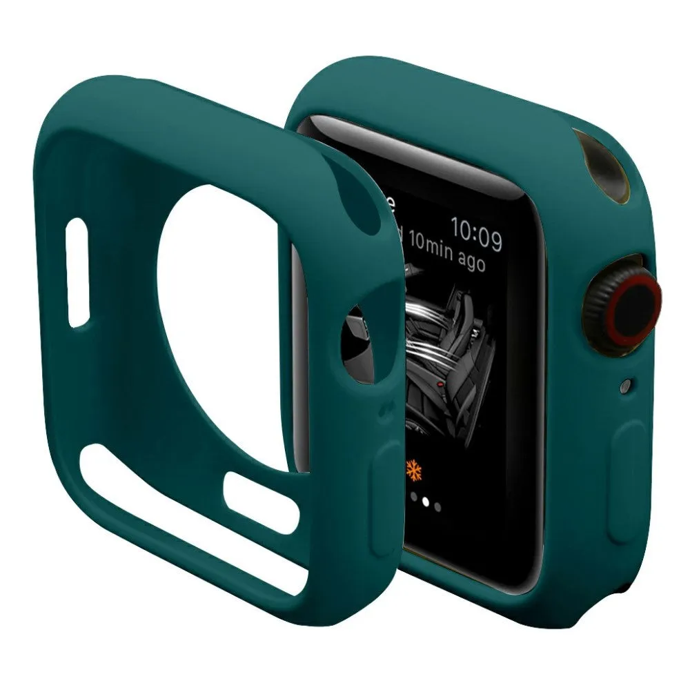 Apple Watch (41mm) candy color TPU cover - Blackish Green